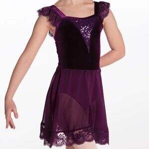 Purple lyrical costume
